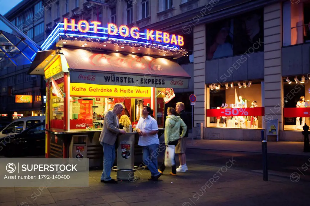 Austria, Vienna, sausage seller