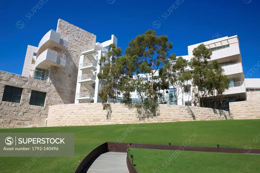 United States, California, Los Angeles, Santa Monica, the Getty Center by the architect Richard Meier