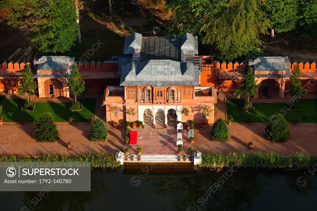 France, Eure, Le Neubourg, Chateau du Champ de Bataille, 17th century castle renovated by interior designer Jacques Garcia, who is currently pursuing ...