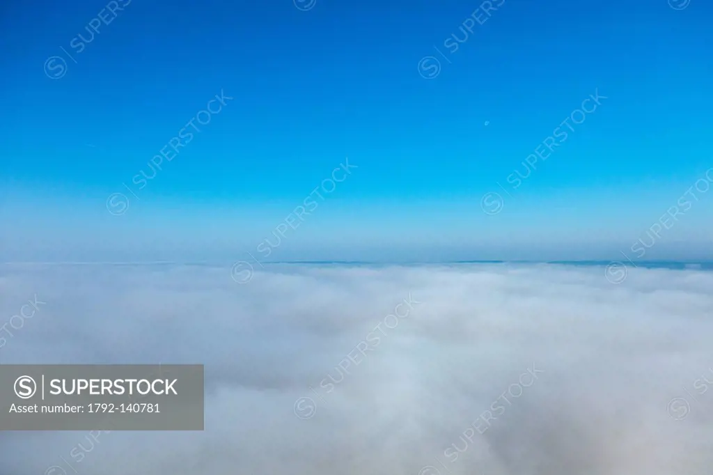 France, Eure, Saint Pierre la Garenne, flight on top aerial view