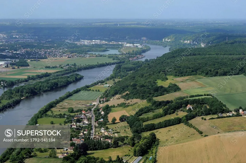 France, Seine Maritime, a loop of the Seine south of Rouen