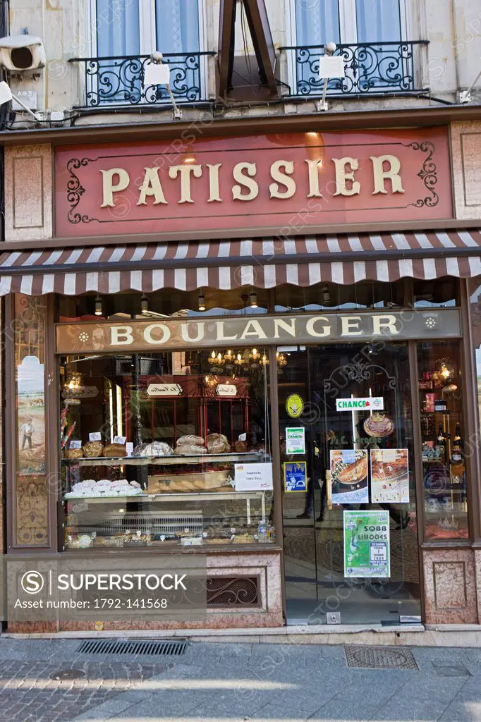 France, Aisne, St Quentin, Bakery and Corinne Jean Laroche