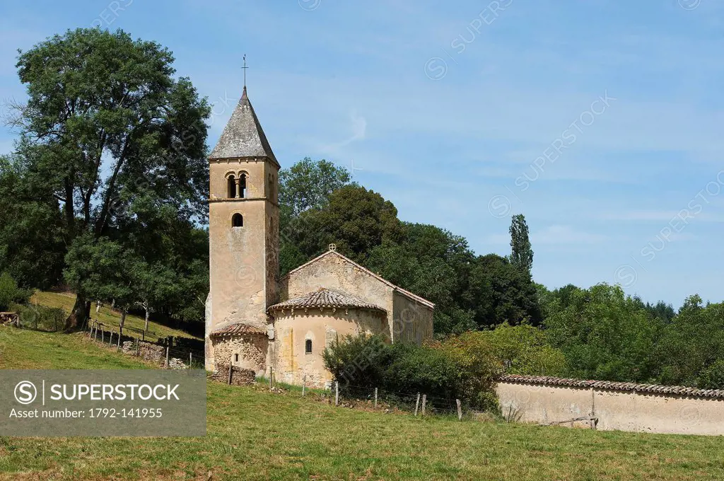 France, Saone et Loire, Semur en Brionnais, labeled Les Plus Beaux Villages de France The Most Beautiful Villages of France, Saint Martin la Vallee Ch...