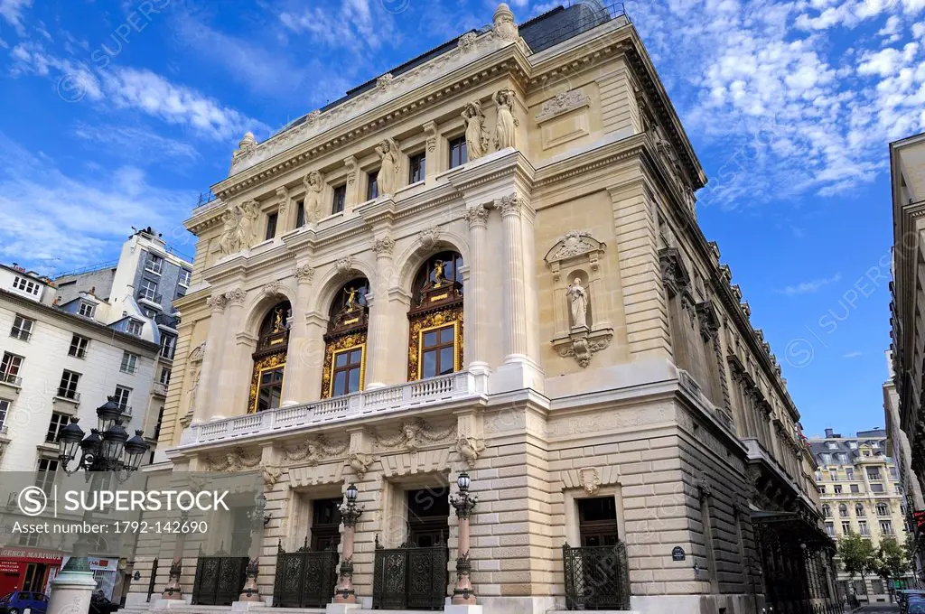 France, Paris, the opera Comique sometimes referred to as the Salle Favart is located in Place Boieldieu