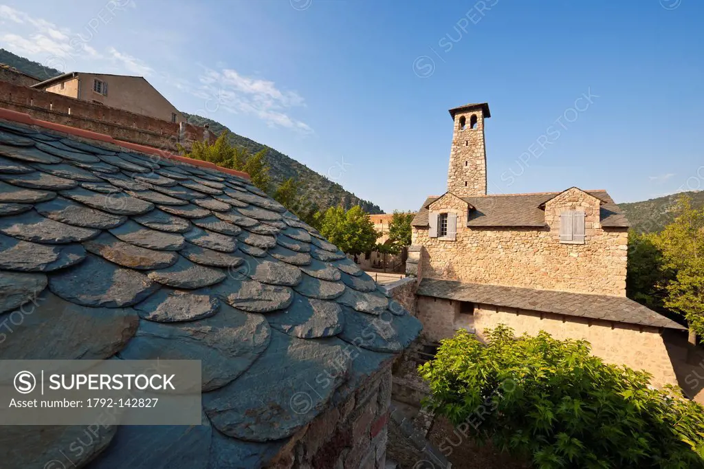 France, Pyrenees Orientales, Villefranche de Conflent, labeled Les Plus Beaux Villages de France The Most Beautiful Villages of France, medieval city ...