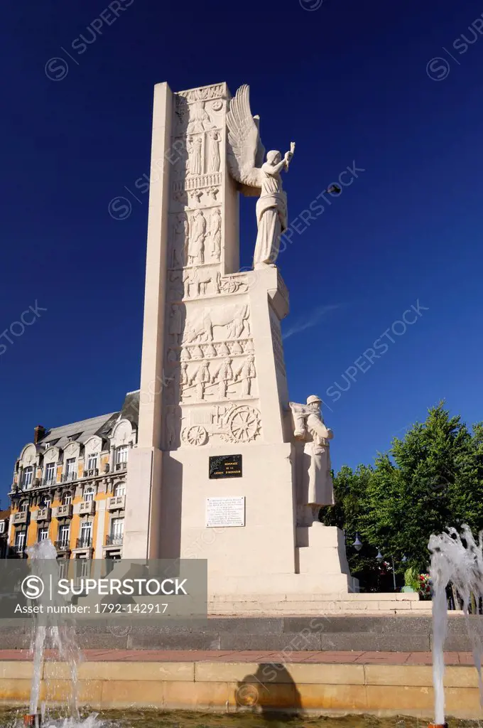 France, Pas de Calais, Arras, Place Foch, Arras War Memorial