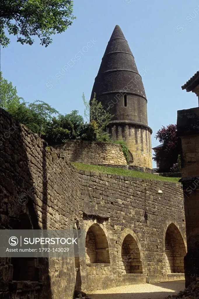 France, Dordogne, Black Perigord, Sarlat la Caneda, The Lantern of the Dead twelfth century of almost 10 m high