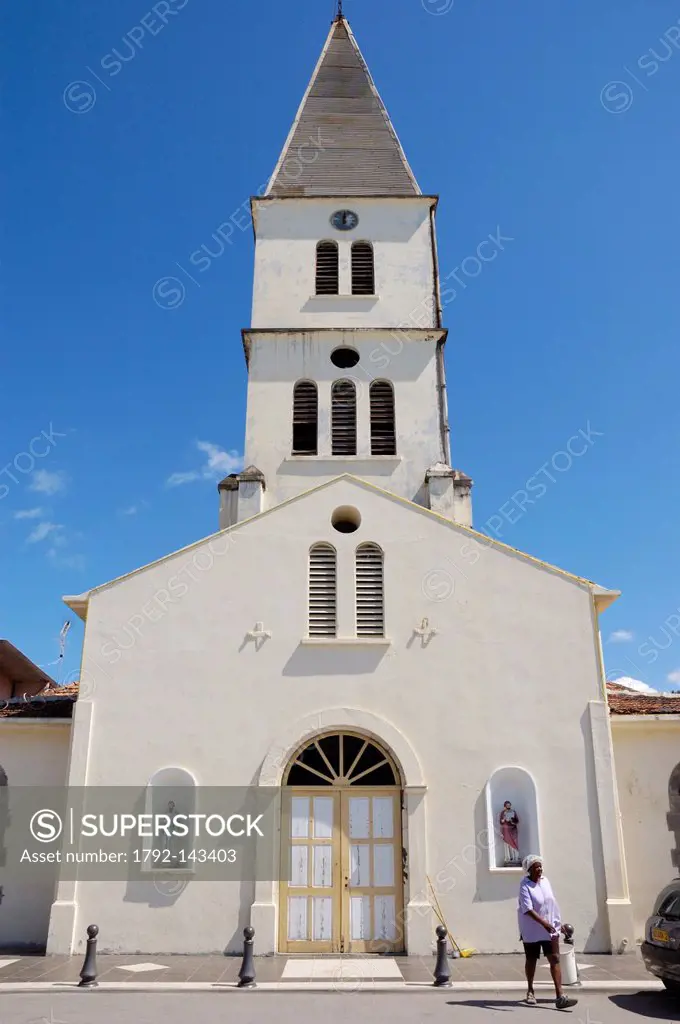France, Martinique French West Indies, Les Anses d´Arlet, church of the village