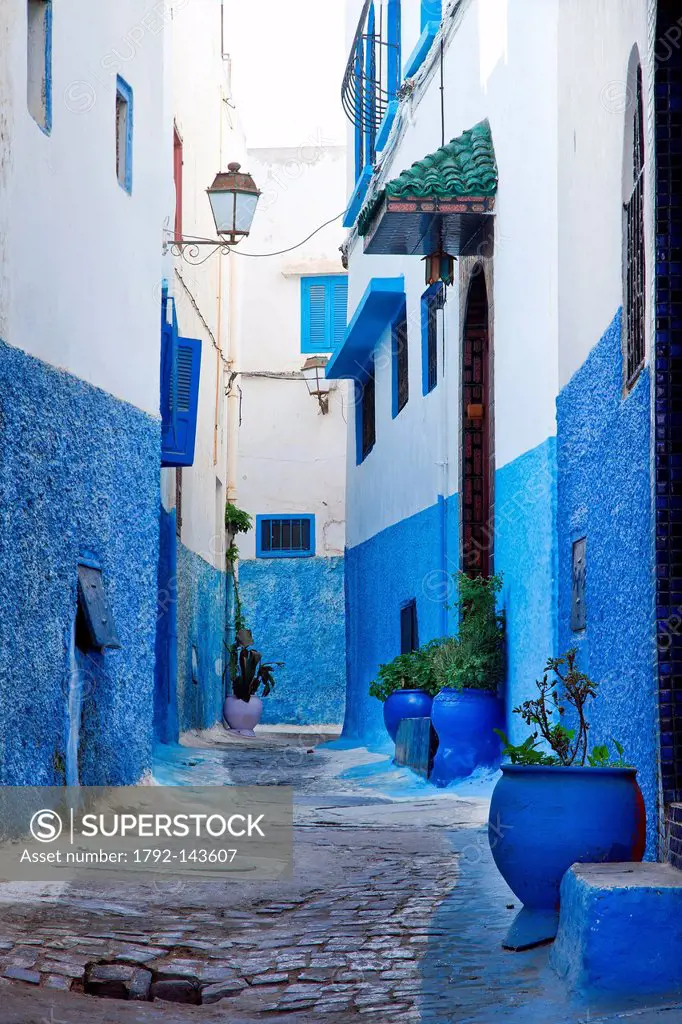 Morocco, Rabat, Casbah des Oudaias Kasbah of the Udayas