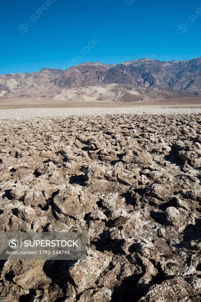 United States, California, Death Valley national park, Badwater Basin, Devil´s Golf Course
