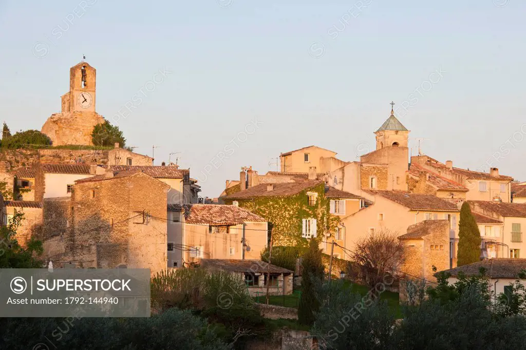 France, Vaucluse, Lourmarin, labeled Les Plus Beaux Villages de France The Most Beautiful Villages of France