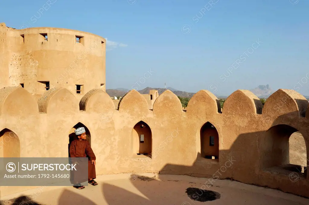 Sultanate of Oman, Al Dakhiliyah Region, Western Hajar Mountains, Jabrin fort