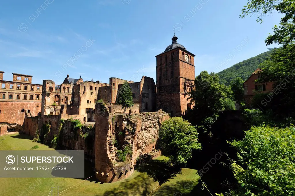 Germany, Baden Wrttemberg, Heidelberg castle