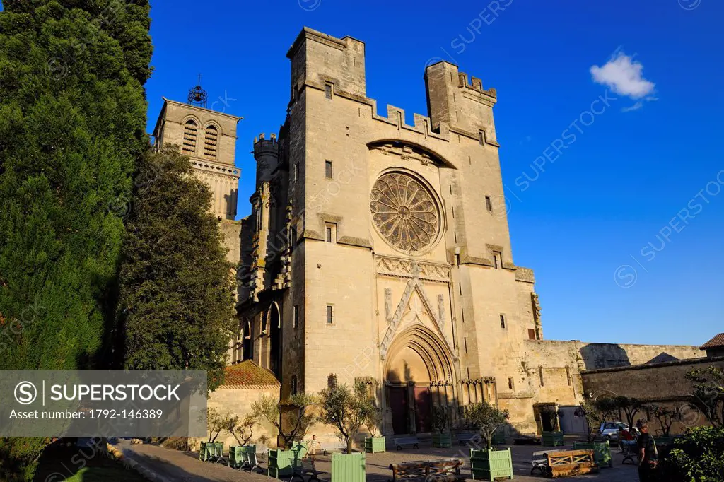 France, Herault, Beziers, St Nazaire Cathedral