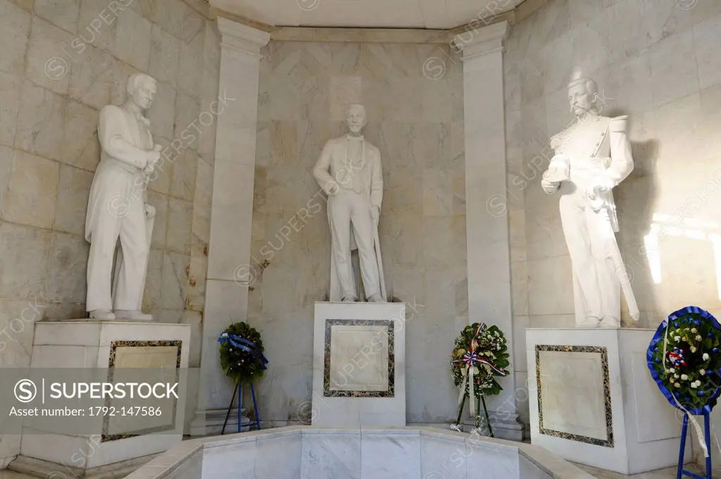Dominican Republic, Santo Domingo province, Santo Domingo, colonial town listed as World Heritage by UNESCO, Mausoleum of the fathers of the fatherlan...