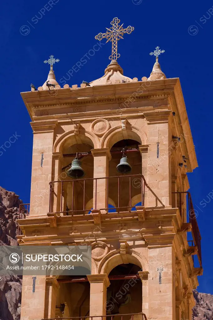 Egypt, Sinai Desert, St Catherine Monastery listed as World Heritage by the UNESCO