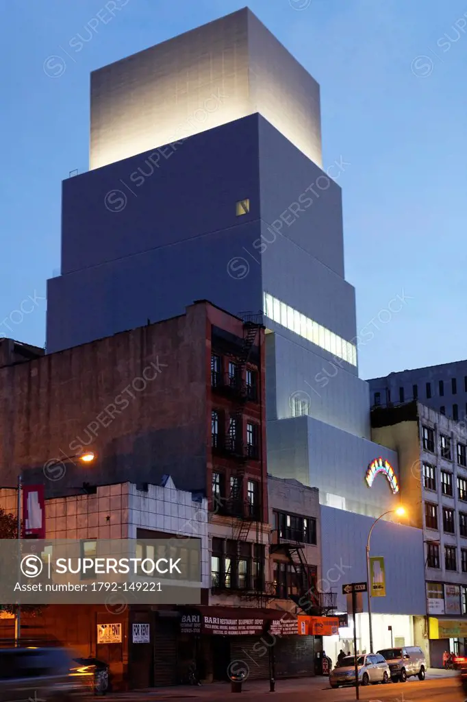 United States, New York City, Manhattan, Lower East Side, New Museum of contemporary Art, 235 Bowery Street