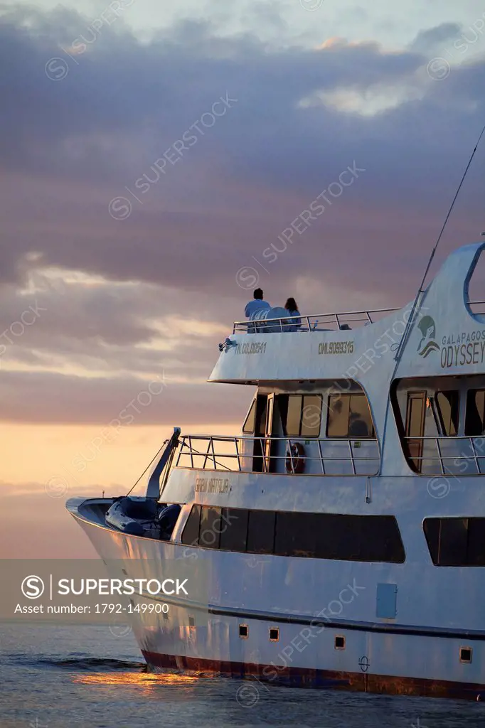 Ecuador, Galapagos Islands, Isabela Island, Elizabeth Bay, Galapagos Odyssey cruise ship company