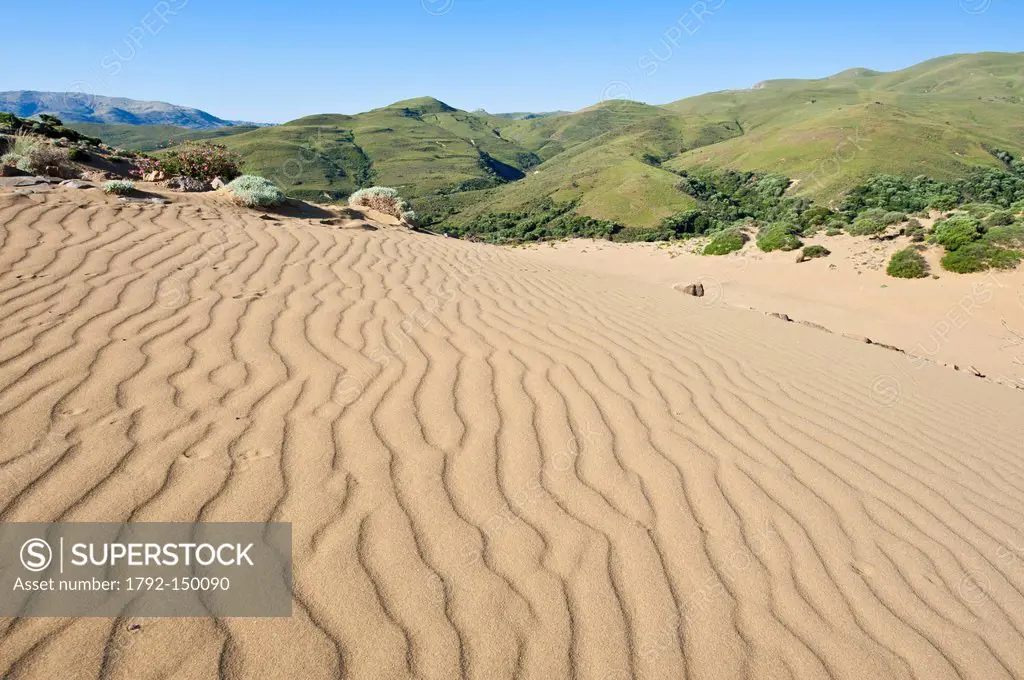 Greece, Lemnos Island, the sand dunes of Gomati