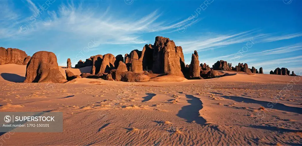 Algeria, Sahara, Tassili of Hoggar Ahaggar Mountains