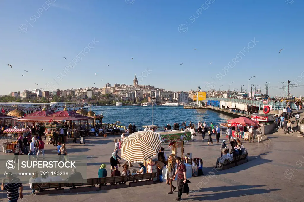 Turkey, Istanbul, Eminn district, the port of Eminn along the strait of the Golden Horn