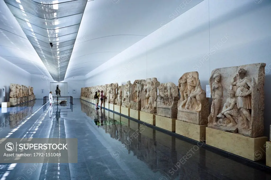 Turkey, Aegean region, Aphrodisias, the ancient city, the museum, Sebasteion reliefs