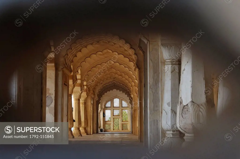 India, Maharastra State, Aurangabad, Bibi_Qa_Maqbara mausoleum of Aurangzeb spouse, built in 1679
