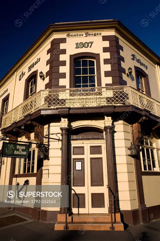 Australia, Tasmania, Hobart, Hope and anchor, the oldest pub in Hobart established in 1807