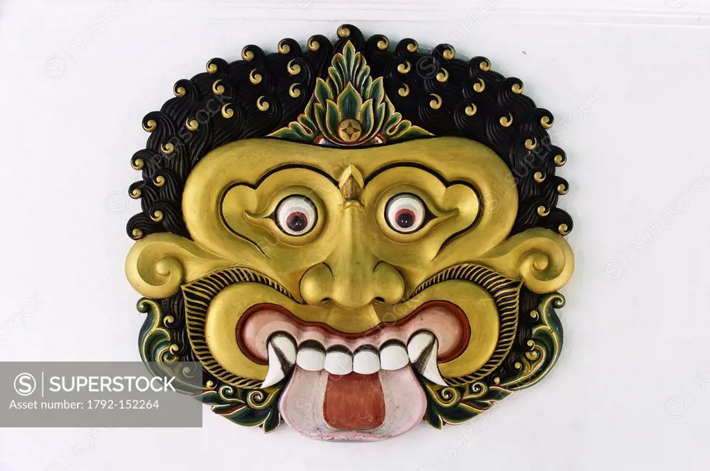 Indonesia, Java, Yogyakarta Region, Yogyakarta, Kraton Ngayogyakarta Hadiningrat, Jogja Sultan´s palace, entrance carving