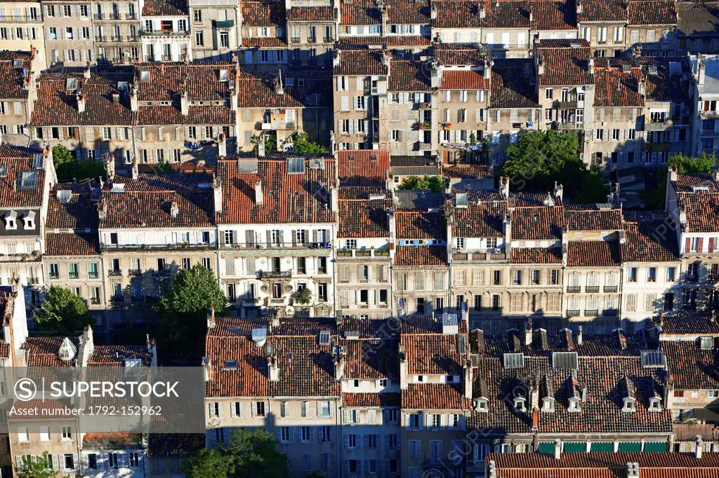 France, Bouches du Rhone, Marseille, 4th district, Longchamp aerial view