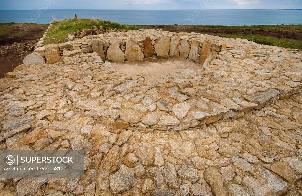 France, Finistere, Pays Bigouden, Plouhinec, neolitic burial site of the Pointe du Souc´h