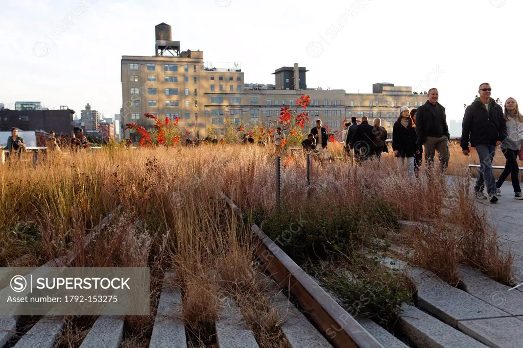 United States, New York City, Manhattan, Meatpacking District, the High Line