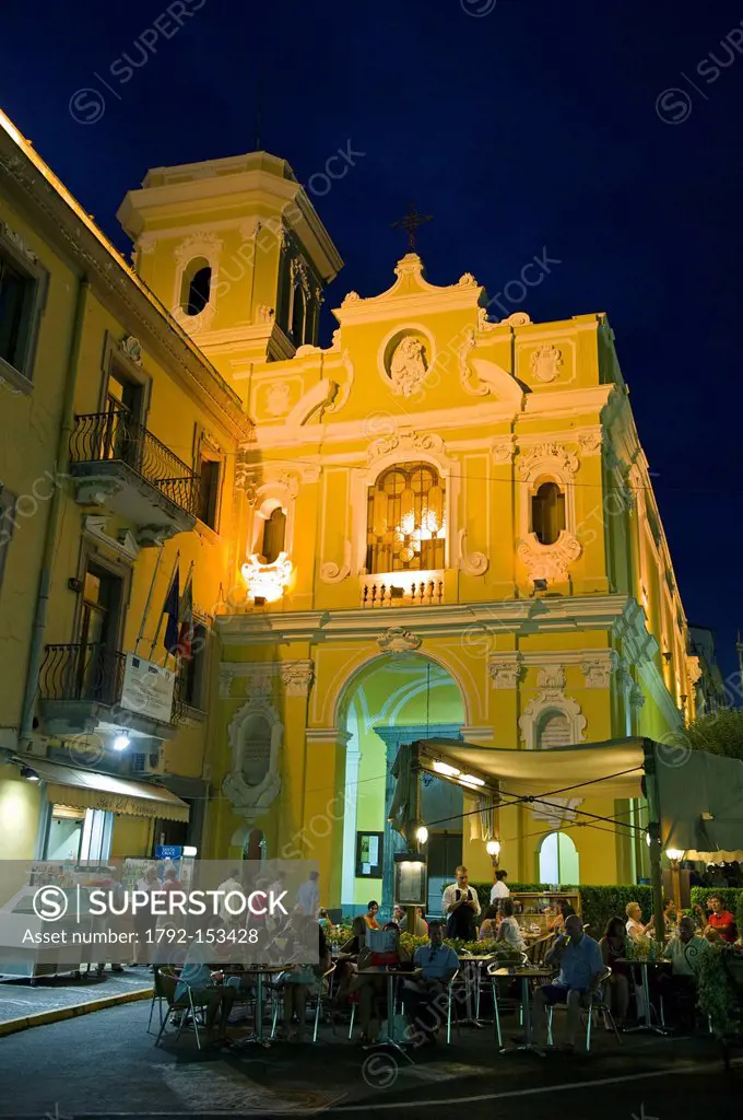 Italy, Campania, Gulf of Naples, Sorrentine Peninsula, Sorrento, Madonna del Carmine Church in Piazzo Tasso