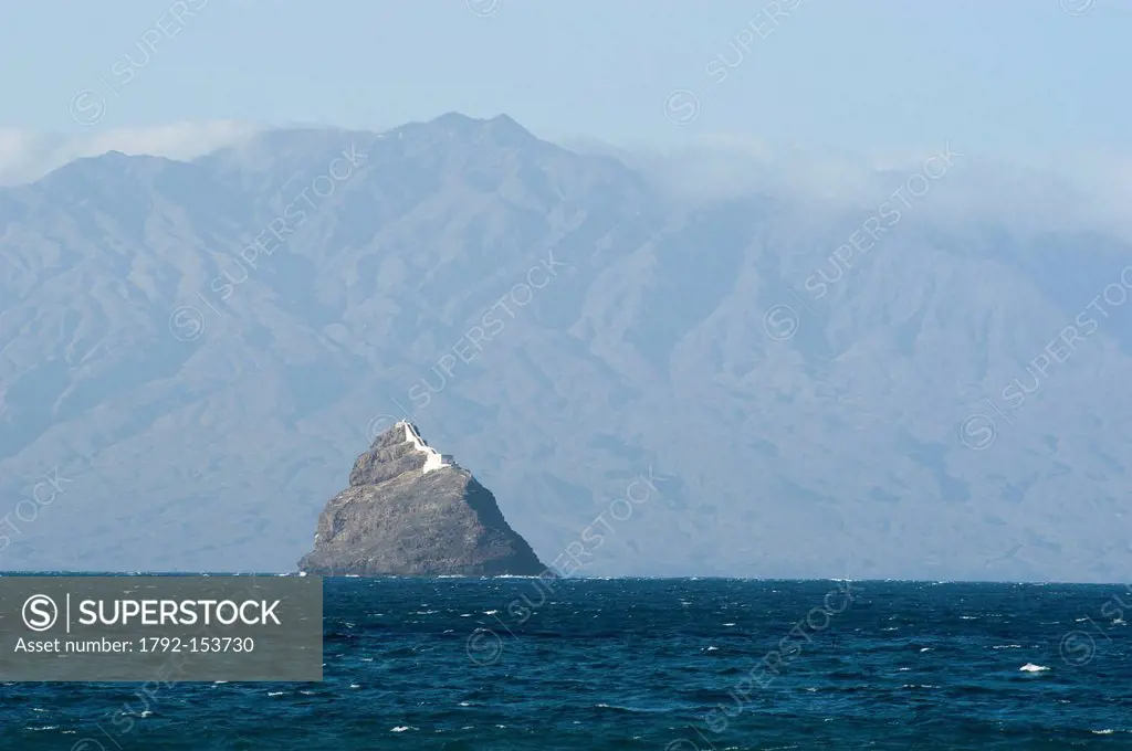 Cape Verde, Sao Vicente island, Mindelo, lighthouse of Ilheu back passaros