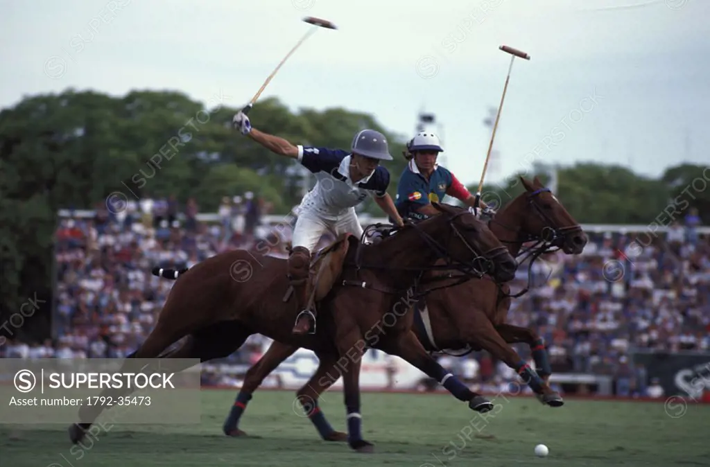 Argentina, Buenos Aires, polo players, final of argentine championship
