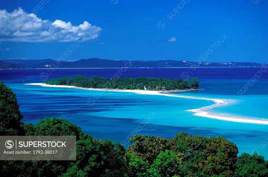 Madagascar, northwest, Nosy Be area, Nosy Iranja island 2 hours away by boat, the beach