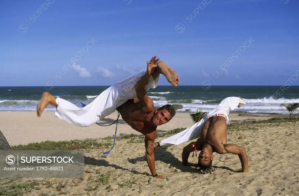 Brazil, Bahia state, the typical capoeira dance