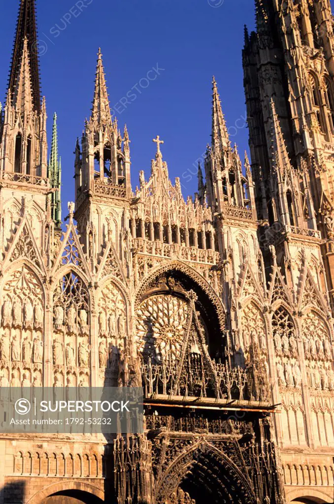 France, Seine-Maritime (76), Rouen, the cathedral