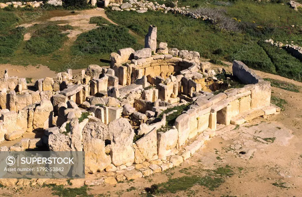 Malta, prehistoric temples, Hagar Qim temple