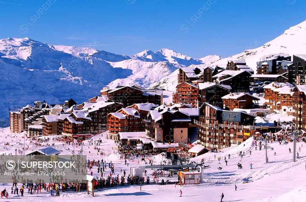 France, Savoie, Val Thorens, Trois Vallees Ski Resort