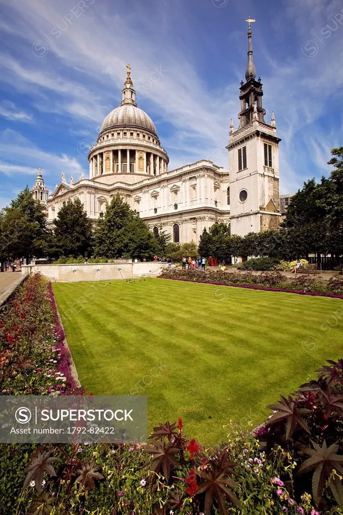 United Kingdom, London, The City, St. Paul Cathedral