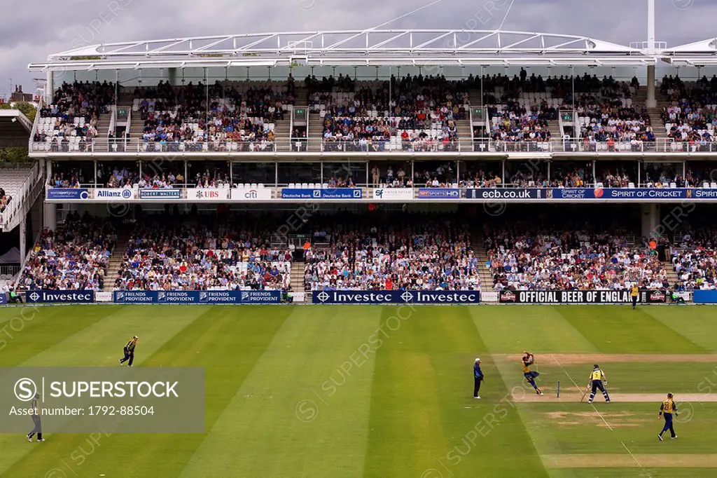 United Kingdom, London, Marylebone district, Lord´ s Cricket Ground, cricket match
