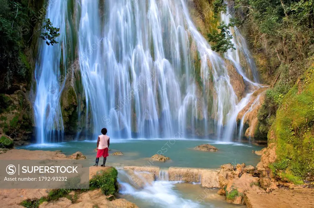 Dominican Republic, Samana Peninsula, El Limon, waterfall