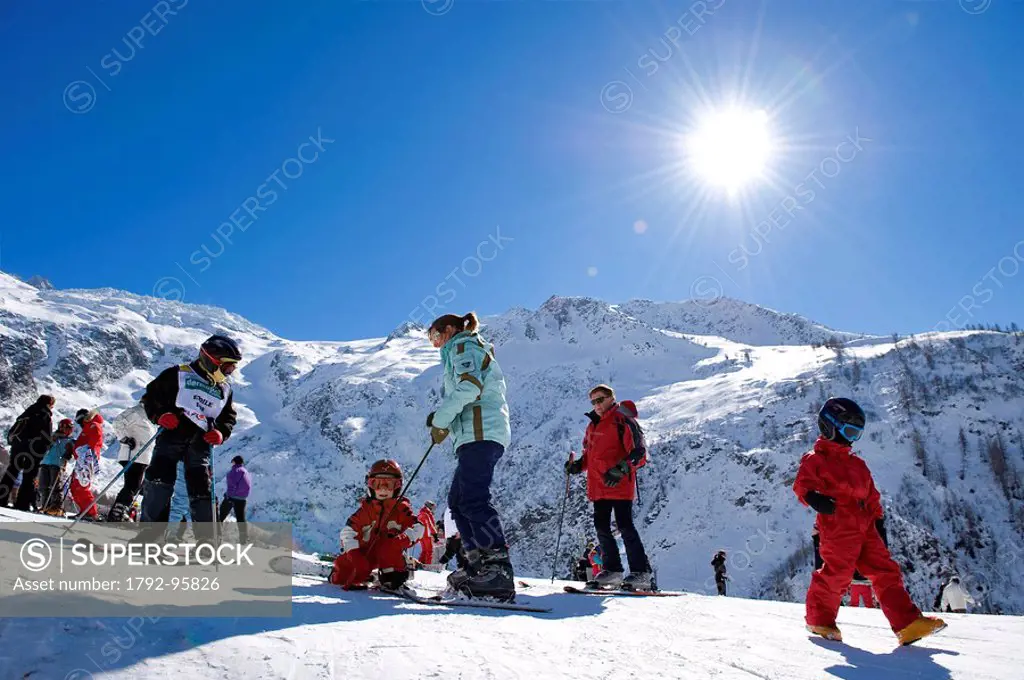 France, Haute Savoie, Mont Blanc Country, Le Tour ski resort