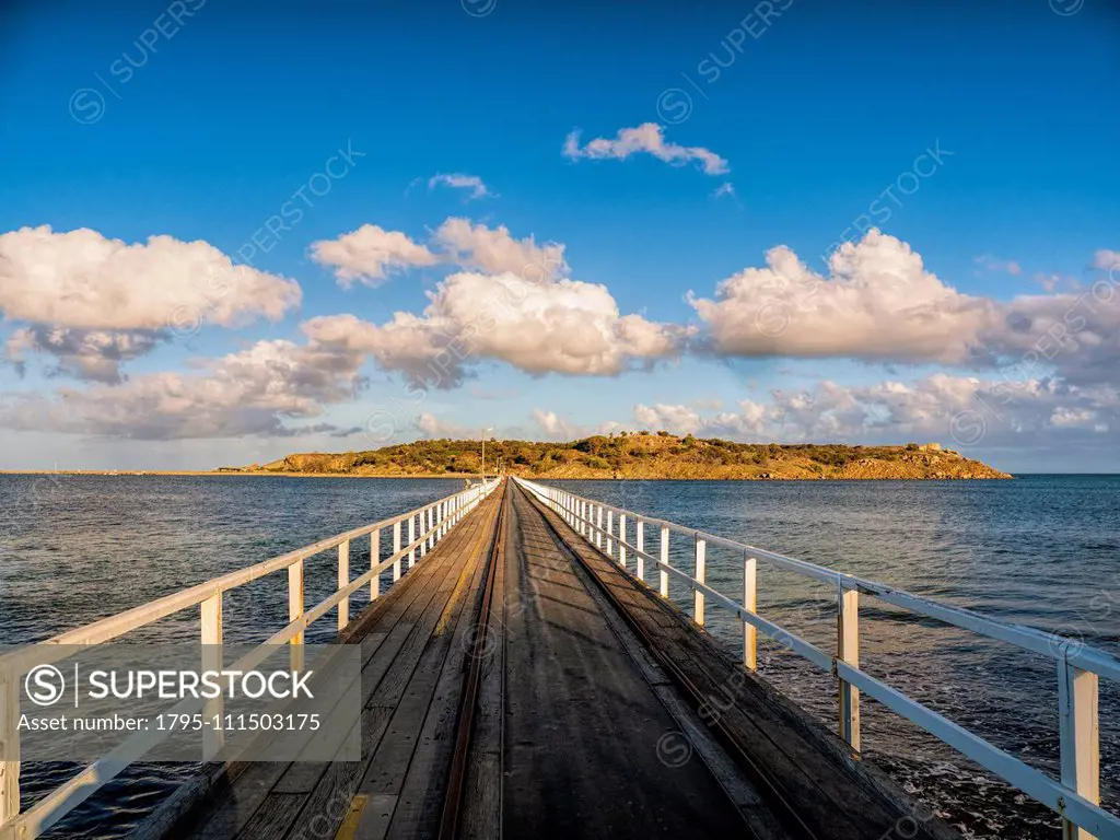 Pier on Victor Harbor in South Australia, Australia