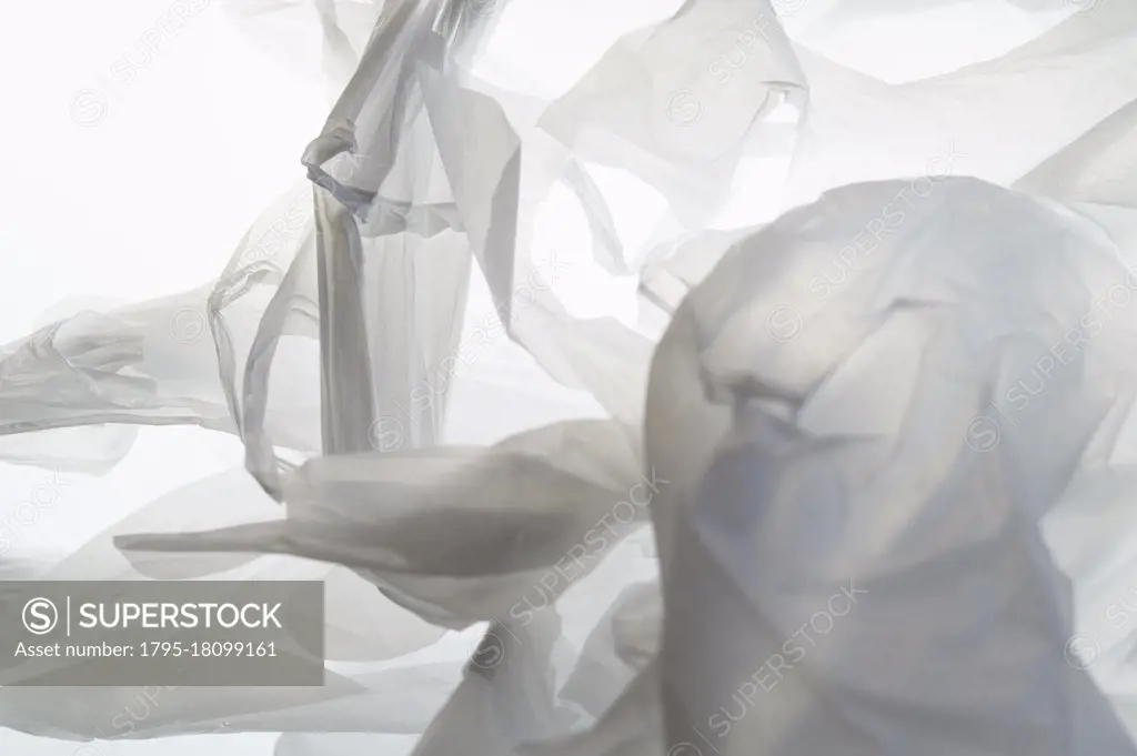 Close-up of plastic bags