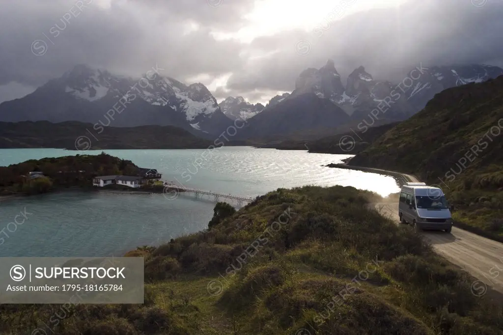 Lake PehoÈ, Patagonia, Torres del Paine National Park, Chile