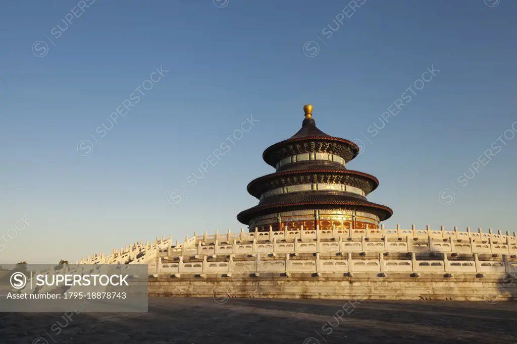 China, Beijing, Exterior of Temple of Heaven