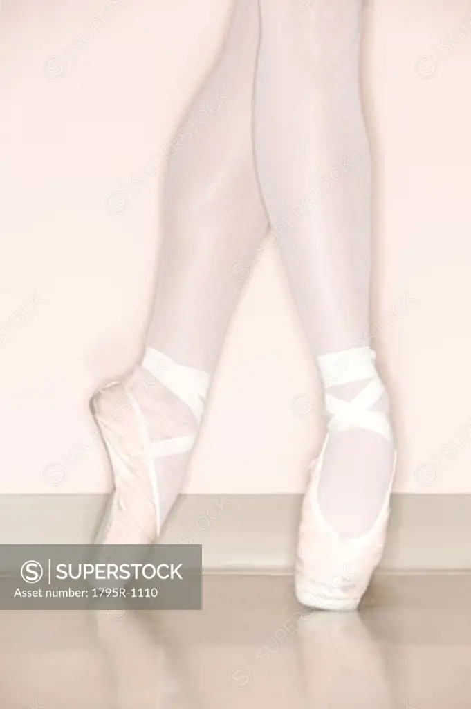 Feet of a ballerina