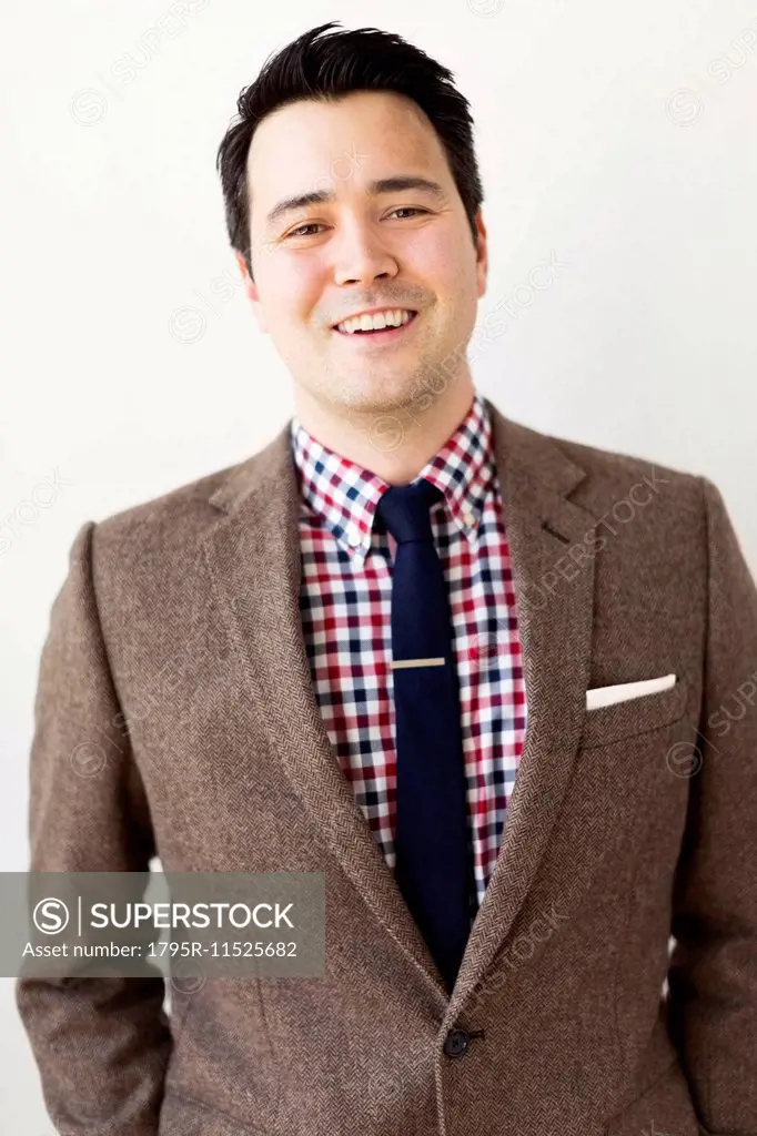 Portrait of businessman in suit